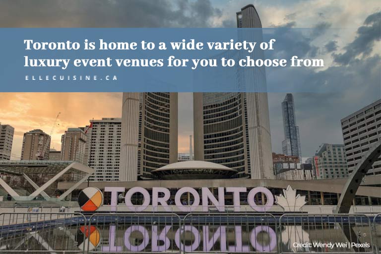 Toronto is home to a wide variety of luxury event venues for you to choose from