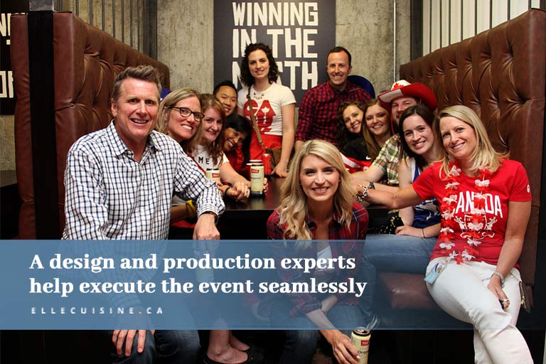 A design and production experts help execute the event seamlessly